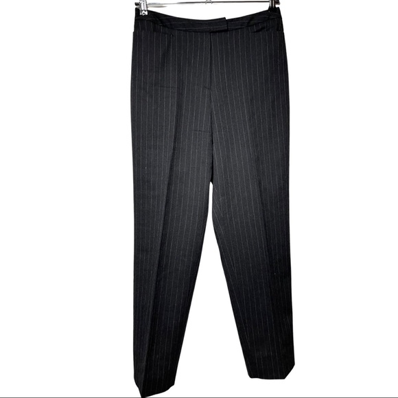 Alain Gerard Womens Vintage Wool Pinstripe Pant size 12 - Picture 1 of 6
